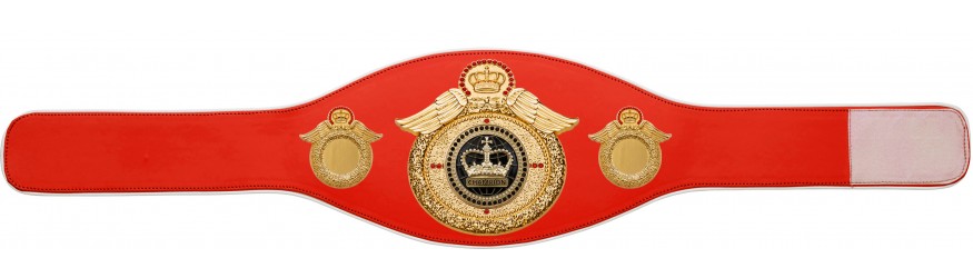 CHAMPIONSHIP BELT PROWING/G/BLKGEM - AVAILABLE IN 6+ COLOURS